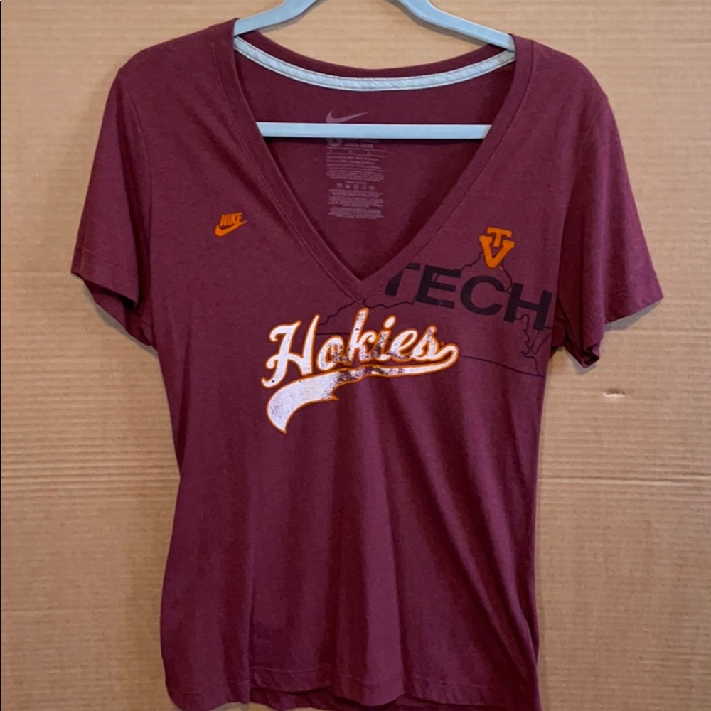 Women's Virginia Tech Short Sleeve T-shirt.